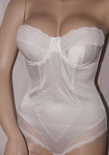 Vtg Maidenform Flexees 5869 All in One Girdle Second Skin Shaper Bodysuit sz 34B