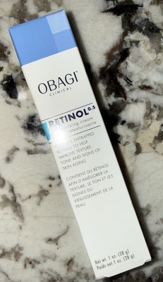 Obagi Clinical Retinol 0.5 Retexturizing Cream 1 Oz Anti-Aging NIB Sealed