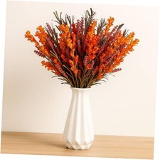 4 Pcs 25.6" Fall Bouquet Artificial Flowers for Decorations Faux Fall Dried