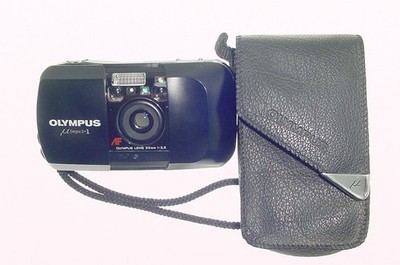 Olympus U [muj:]-1 analoge Kompaktkamera 35 mm Point & Shoot mit 35/3,5 Objektiv -Ex++