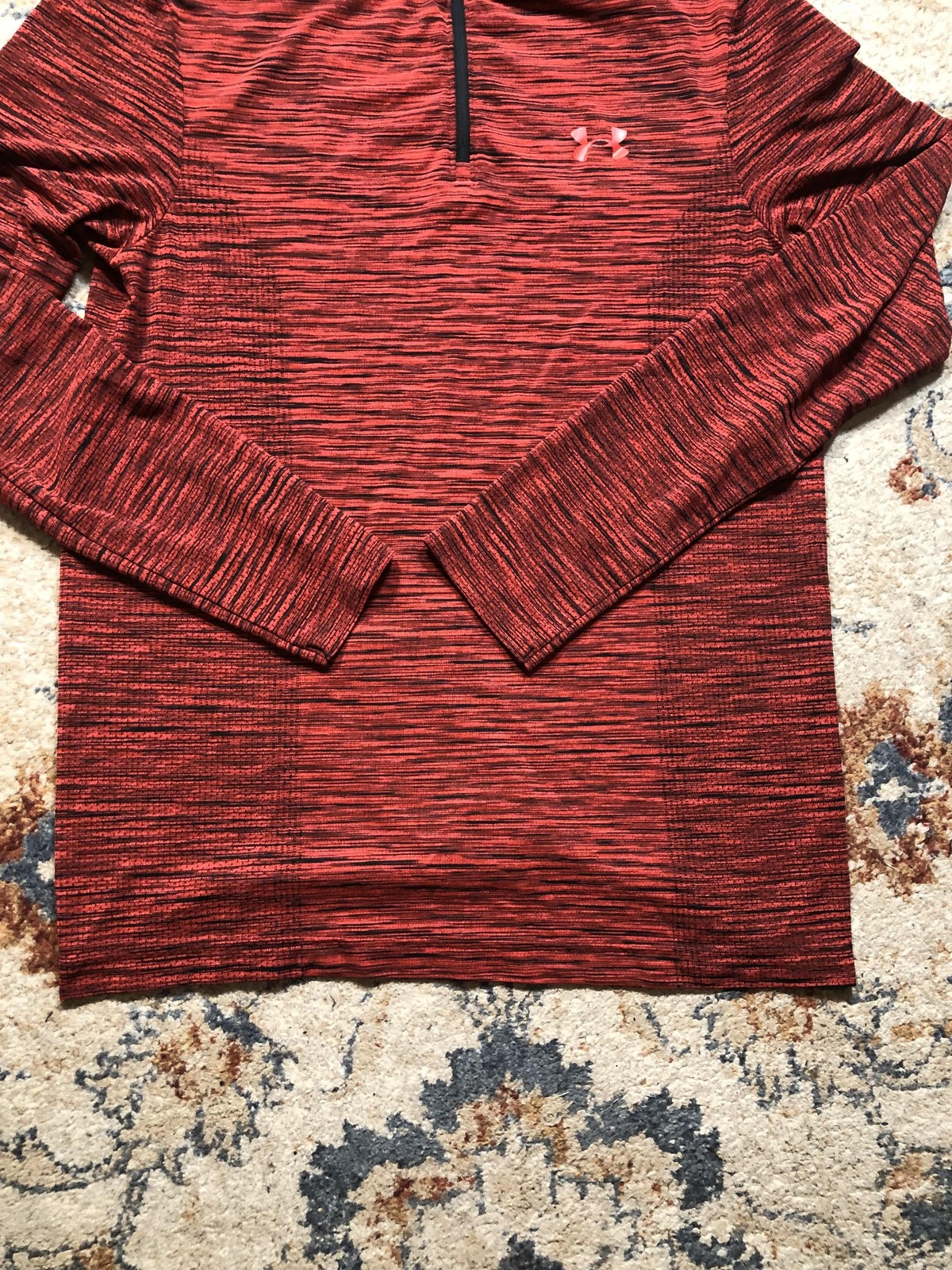 Under Armour Threadborne Pullover Mens Medium Red… - image 5