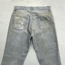 Vintage Levi's 517 Pants Mens 32x29 Blue Corduroy Flare Distressed Cowboy 1983