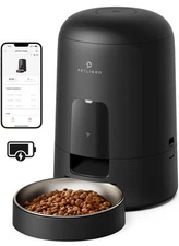 PETLIBRO Automatic Cat Feeder,2L Auto Cat Feeder, Black Used Once