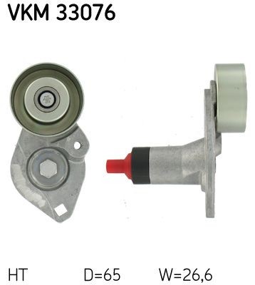 SKF Spannrolle, Keilrippenriemen VKM 33076 FüR CitroËN Fiat Lancia Peugeot-image