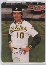 1990 Mother's Cookies Oakland Athletics Stadium Giveaway Tony LaRussa #1 HOF 0t2