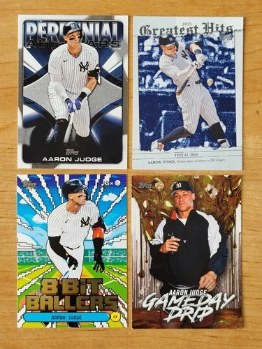 2026 Topps Series 1 AARON JUDGE- (4) Different Inserts, NM-Mint