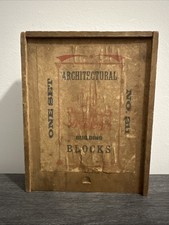 Architectural Building Blocks "One Set No. 211" Made In America.
