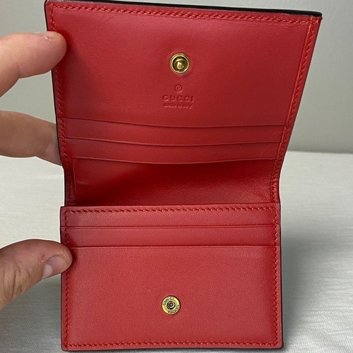 Gucci GG Supreme Cherry Geldbörse Braun PVC Italy - Bild 9 von 12