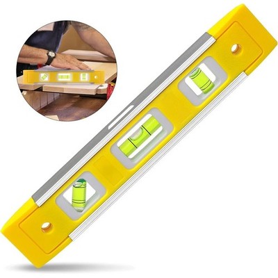 9 Inch (230 cm) Torpedo Level Magnetic, Small Leveling Tool with 3 Bubble