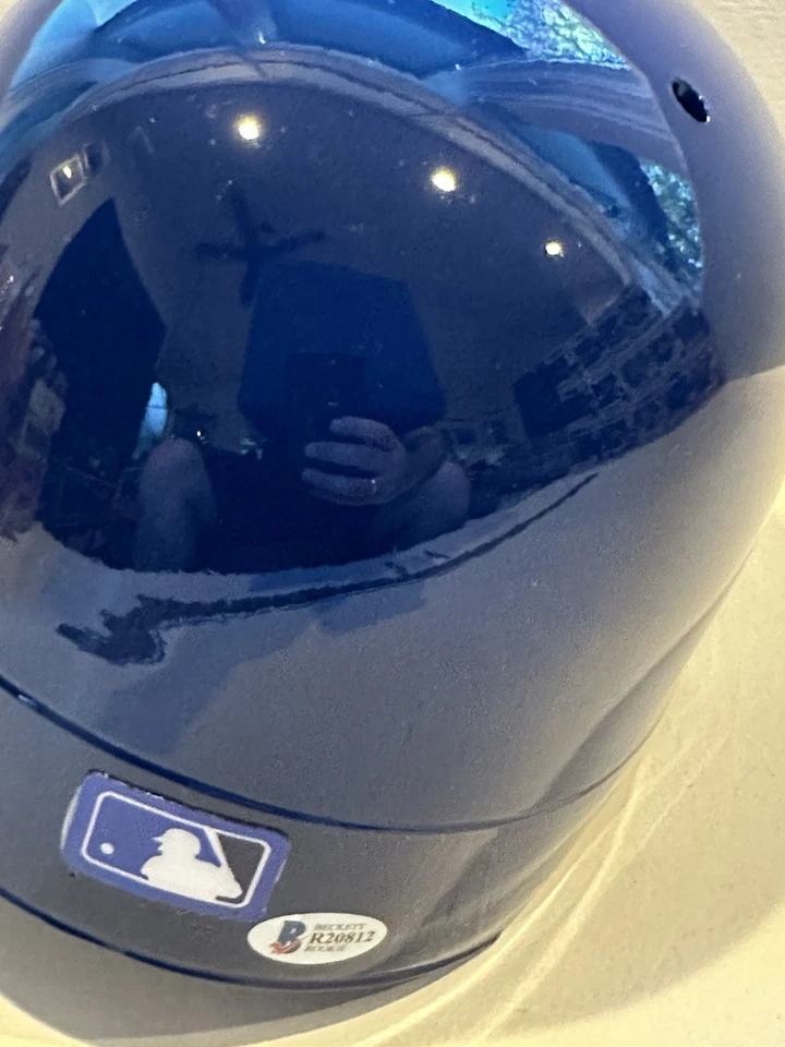 Vladimir Guerrero Jr. Signed Rookie Batting Helmet Beckett COA Bluejays - Image 2 of 4