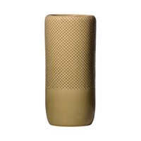 Inna-Glas Vase Danylo Aus Keramik, Rautenmuster, GrüN-Braun, 28Cm, Ø13Cm
