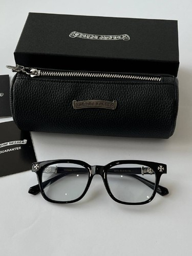 Chrome Heart Silver Gothic Cross Frame Eyeglasses