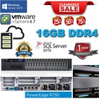 Dell PowerEdge R730 2x E5-2699v4 2.20GHz 16GB DDR4 H730 2x900GB SAS 10K 2.5" HDD