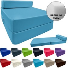 Z Bed Sofa Chair Children Fold Out Guest Foldable Mattress Single Futon