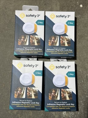 4 Safety 1st Secure-to-Explore Adhesive Magnetic Key HS4180921 NEW