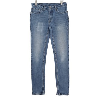 Vintage Levi's 511 Herren Stretch Jeans Slim Straight W32 L34 Blau