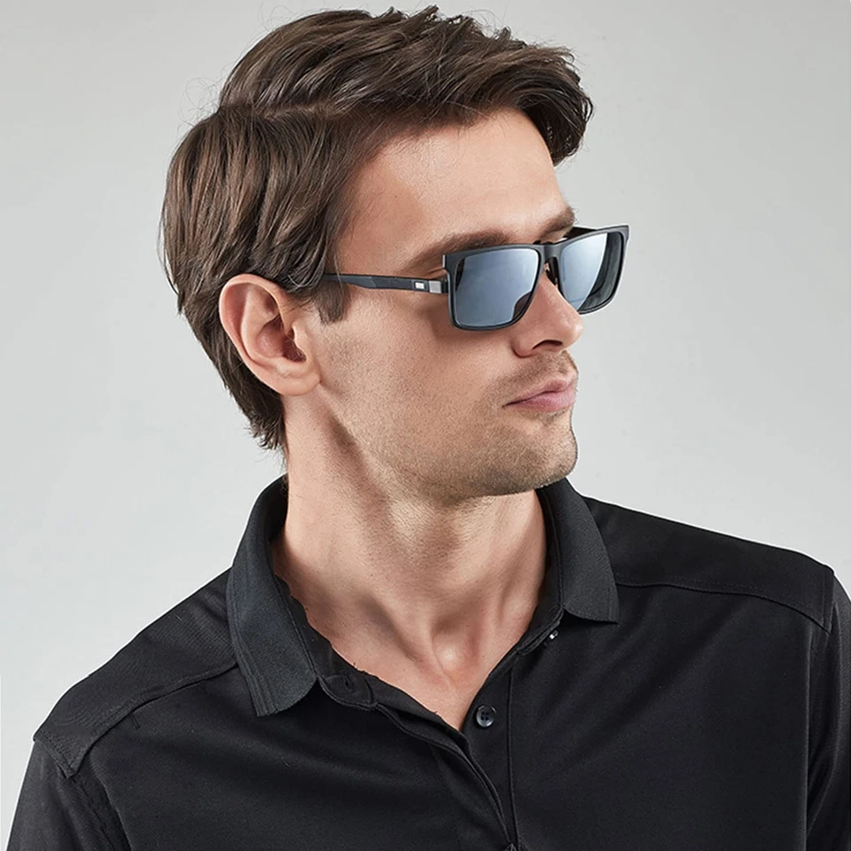 Polarized Clip on Sunglasses for Men Women Over Prescription Glasses Anti-gla... - Imagem 4 de 4