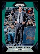 2017-18 Panini Prizm Erik Spoelstra #60 Green Prizms Free Shipping