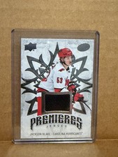 2024-25 UD Ice Hockey Jackson Blake Premieres Jersey 