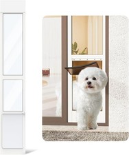 Doggy Door for Sliding Glass Door, Adjustable Height 75 4/5" to 80 3/10"