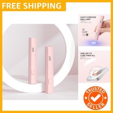 Handheld UV Light for Gel Nails, Mini Nail Lamp, Portable Cordless Rechargeab...
