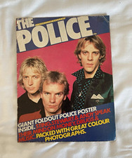 Vintage 1980 The Police Giant Fold Out Poster Magazine Screen Scene Starforce