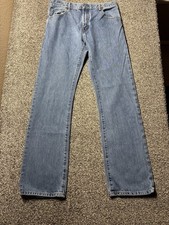 Levi's 517 Jeans Mens 34x34 Medium Wash Boot Cut Denim Western Mexico Vtg
