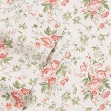 Laura Ashley Lilian Queen Floral 300TC Cotton Sateen Sheet Set NWT