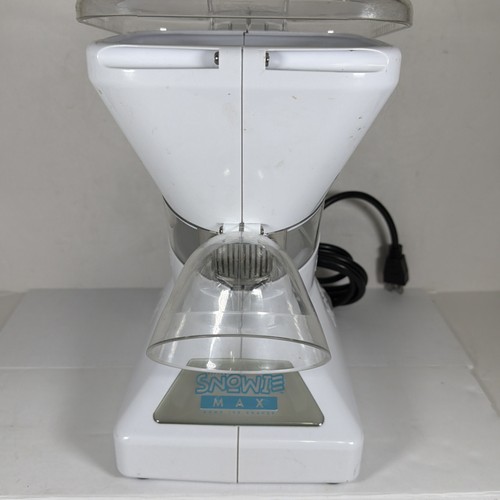 Snowie Little Snowie Max Home Ice Shaver Snow Cone Machine Tested Works White