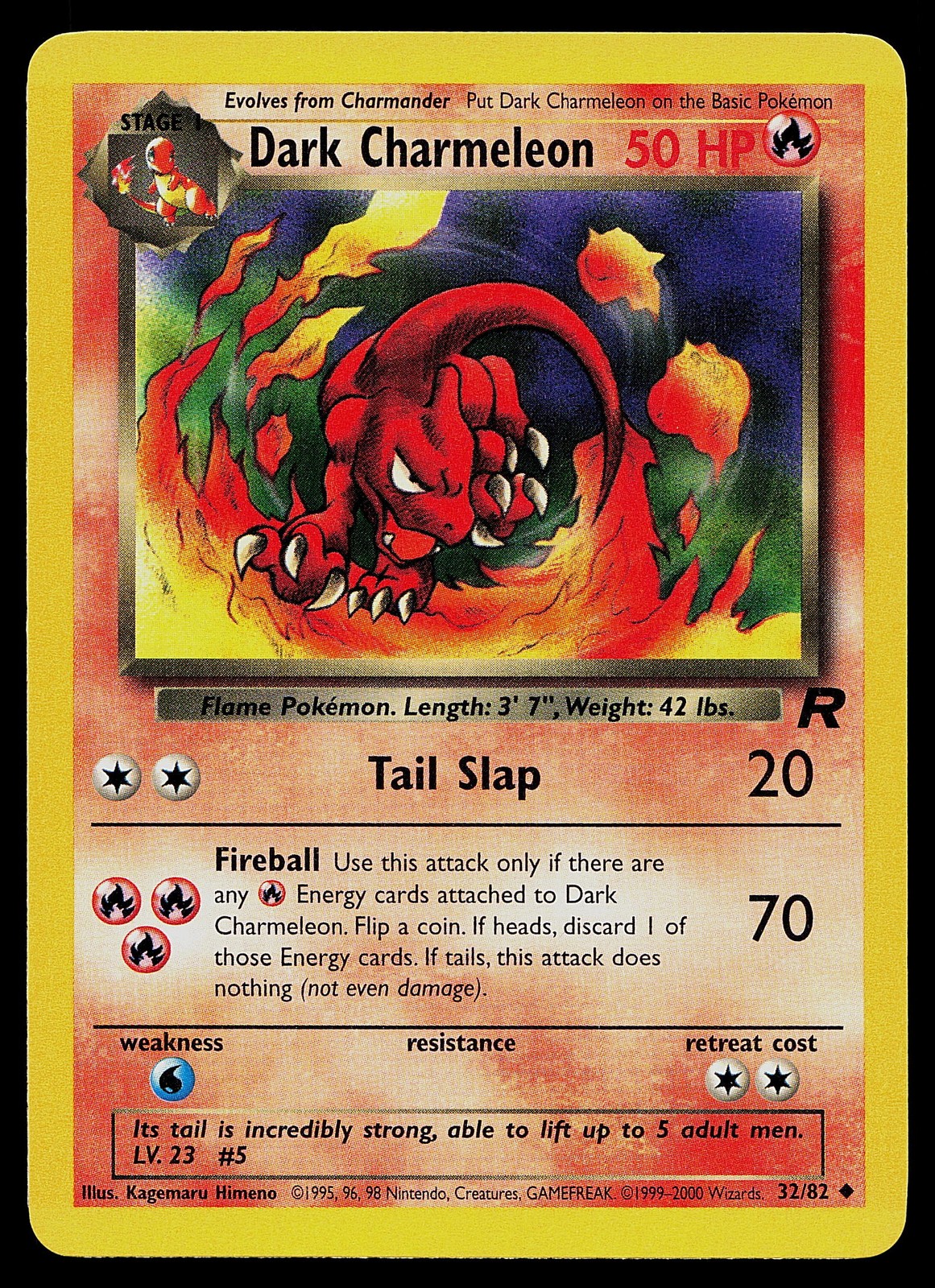 Pokemon Card - Dark Charmeleon Team Rocket 32/82
