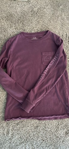 Vineyard Vines Long-sleeve Youth Tee In Size 8-10 (S)