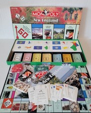 Monopoly New England Edition Board Game 2001 Hasbro Complete Collectible Token