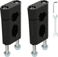 Mini Bike Handlebar Risers 7/8 22mm Riser Replacement Black 