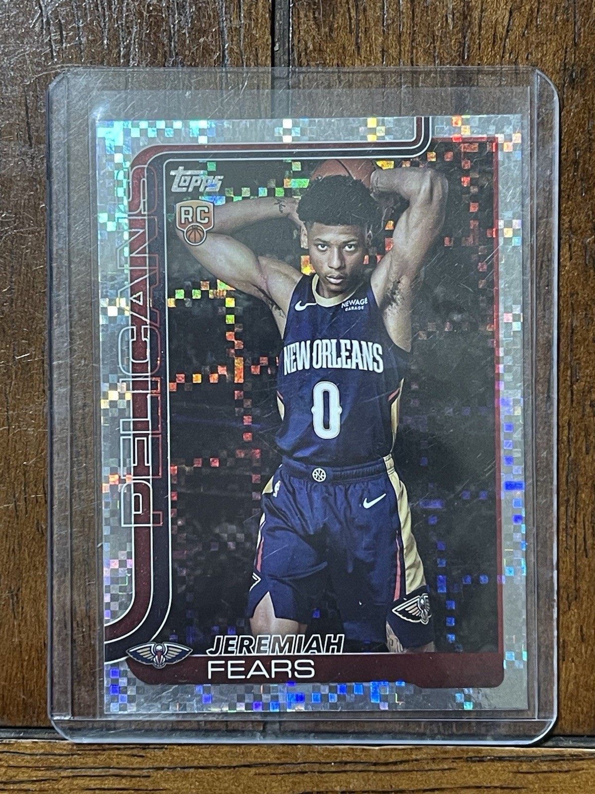 2025-26 Topps Basketball Jeremiah Fears #207 Victory SSP RC Pelicans