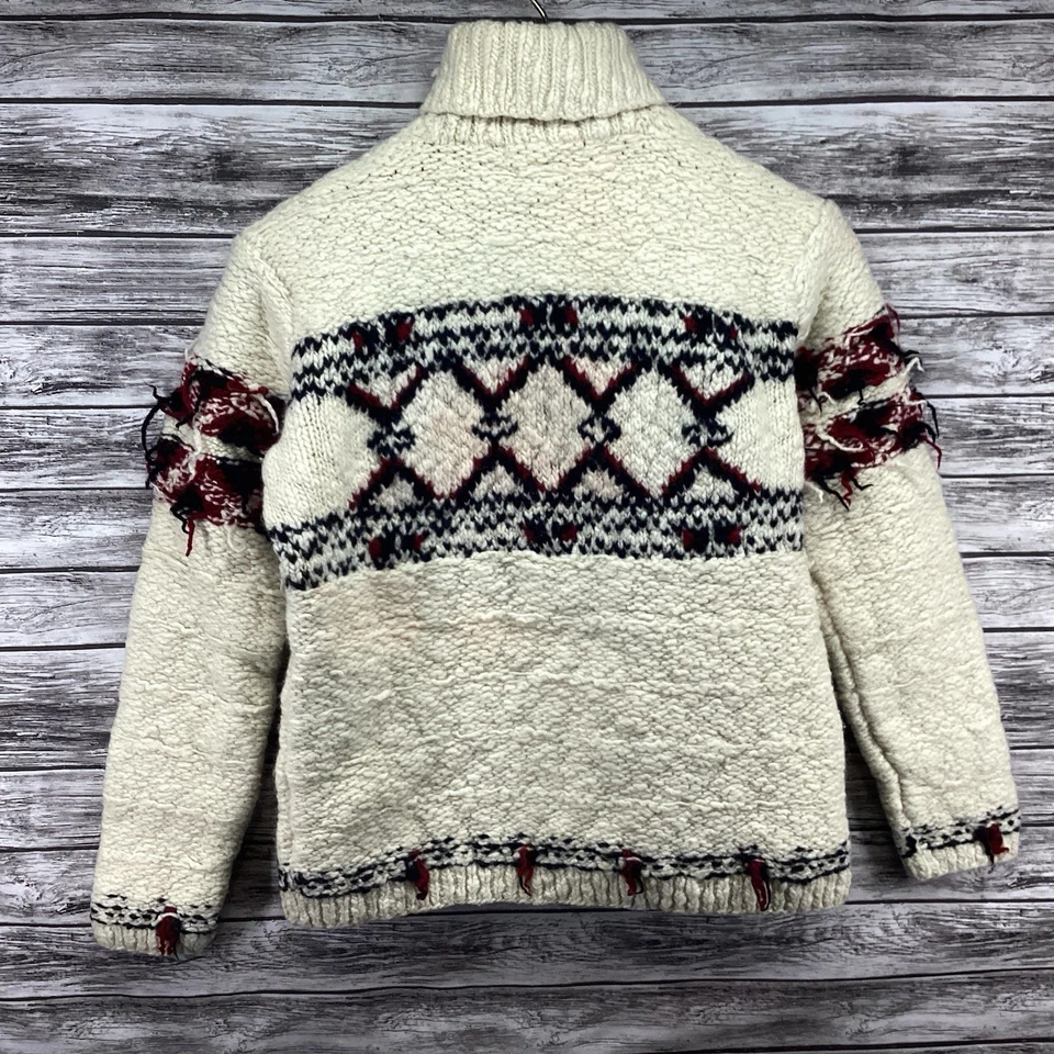 Suéter masculino H&M x Isabel Marant grande coleção multicolorida lã designer - Imagem 3 de 4