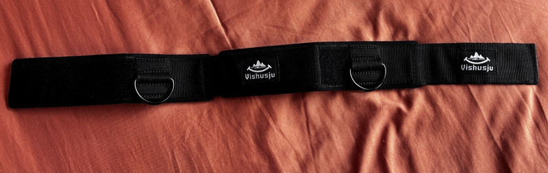 VISHUSJU Thigh Straps Adjustable Neoprene Padded Cable Machines Legs Exercise