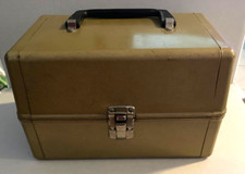 Metal 8mm Film Movie Reel Case, 10 Slot Storage Container, Empty