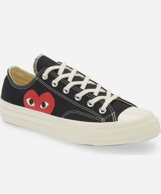 CONVERSE x COMME DES GARCONS CHUCK 70 SNEAKERS MEN 7/ WMN 9