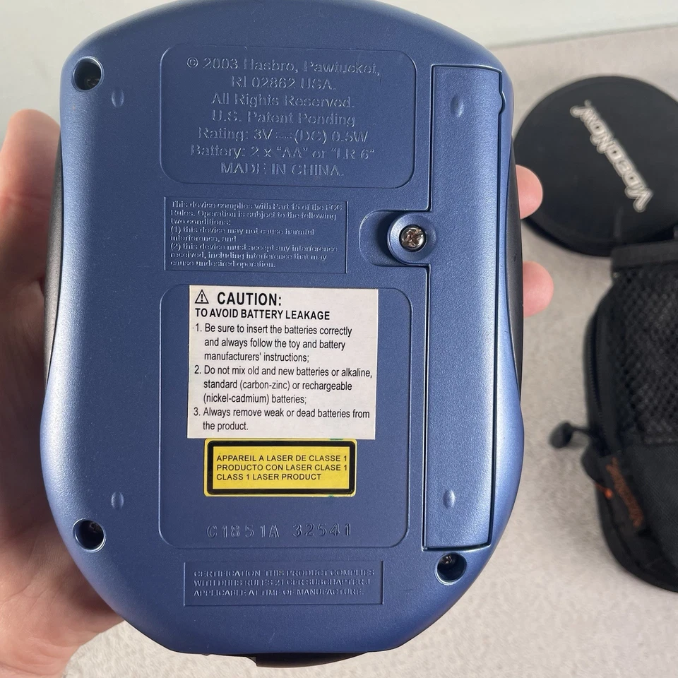 Reproductor de video personal VideoNow 2003 Hasbro Blue Bob Esponja y más probado funcionando Foto 3 de 4