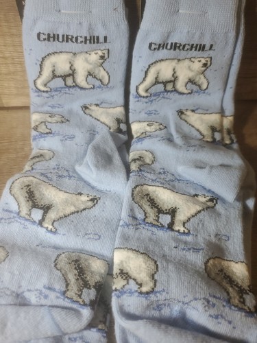 2 Pair Polar Bear Youth Size Socks 1-5 - Picture 3 of 3