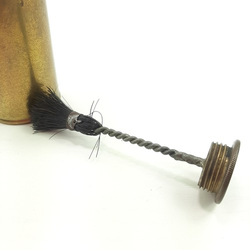 Base For Lamp XIX Century In Brass And Brass Cleaning Kit - Picture 8 of 8