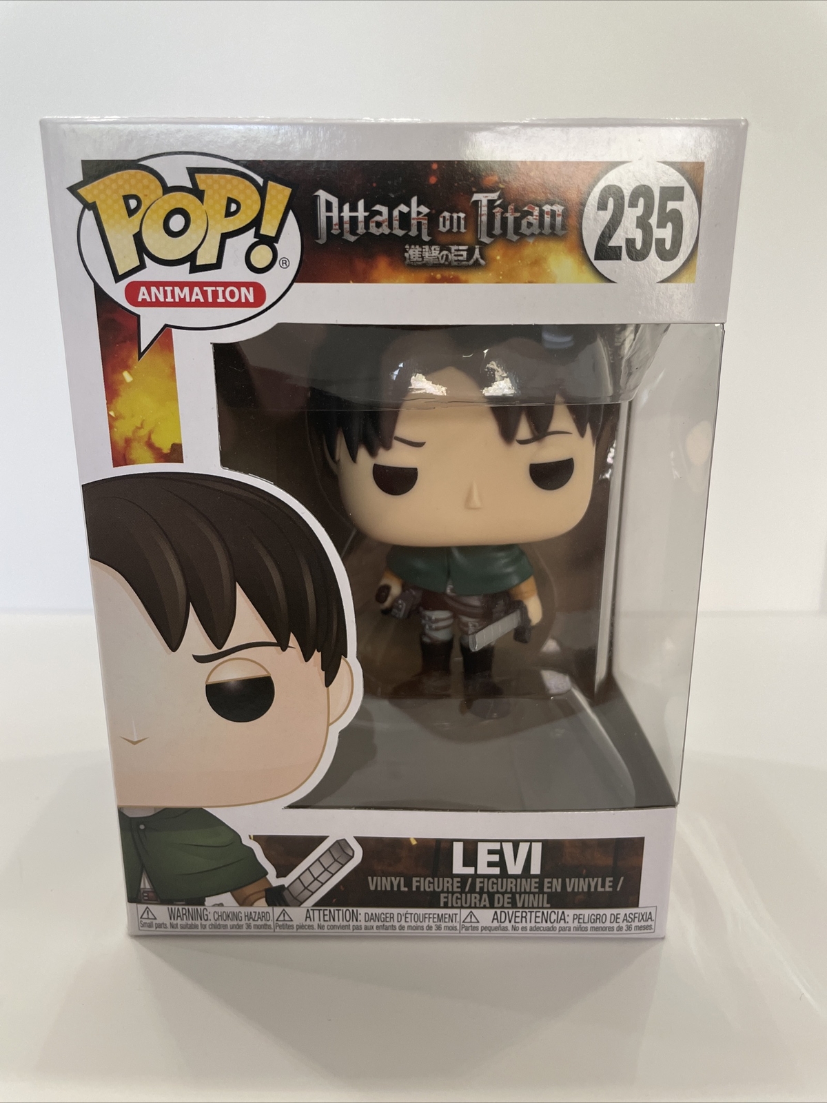 Funko Pop! Vinilo: Attack on Titan - Levi Ackerman #235