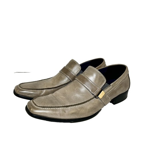 Steve Madden Chivan Men's Leather Shoes - Tan, Size 10.5 D (M), Stylish Casual & Dress Footwear - View #4