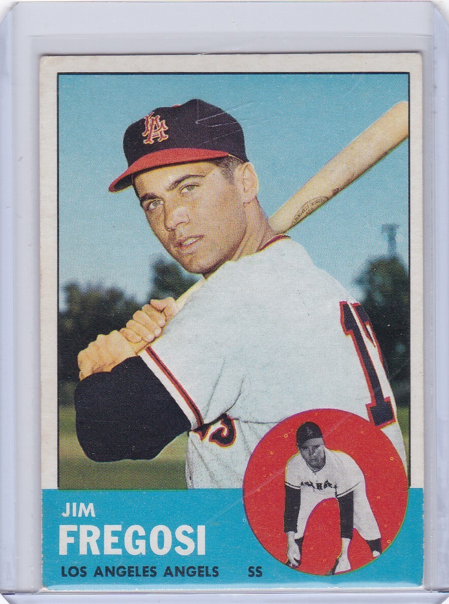 DW: 1963 Topps Baseball Card #167 Jim Fregosi Los Angeles Angels - Ex-ExMt