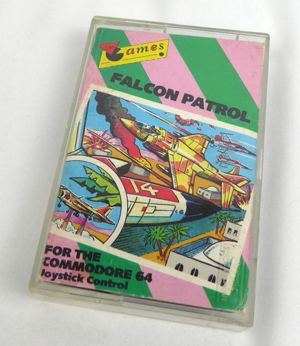 Commodore 64 C64 Spiel -- FALCON PATROL (Virgin Games) - Tape