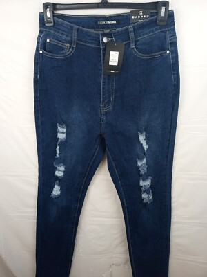 Women's Fashion Nova Size 1X Body Moves Ankle Jeans NWT