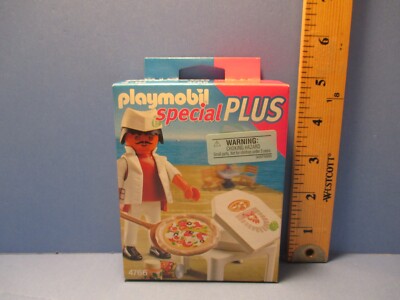 Playmobil MIB Special Plus set 4766 PIZZA BAKER w/ 10 pieces