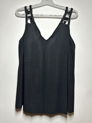 #ad Women#x27;s UPF 50 Cut Out Strap Tankini Top Aqua Green Black 1X $5.00