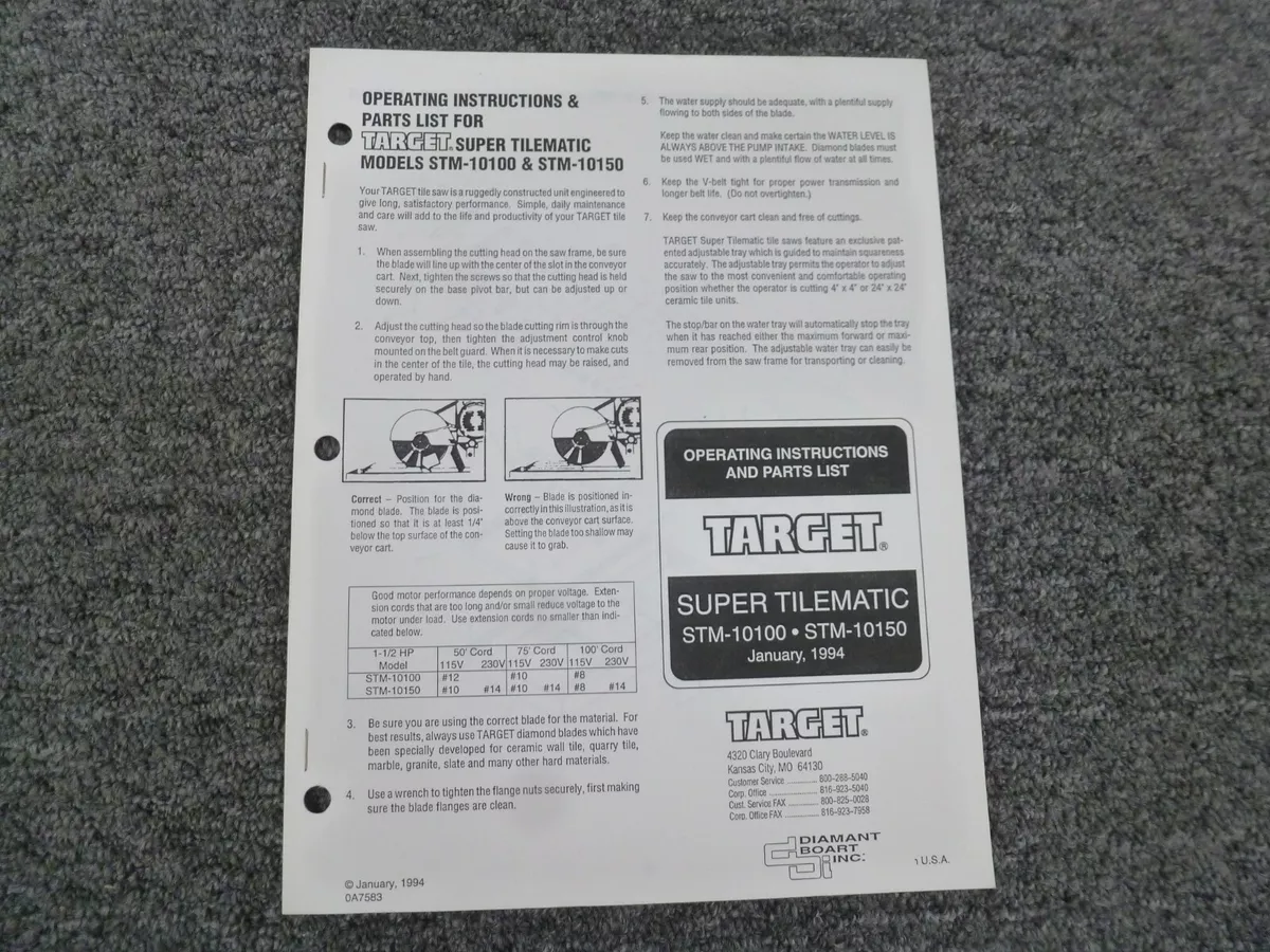 Target super sale tilematic wet saw