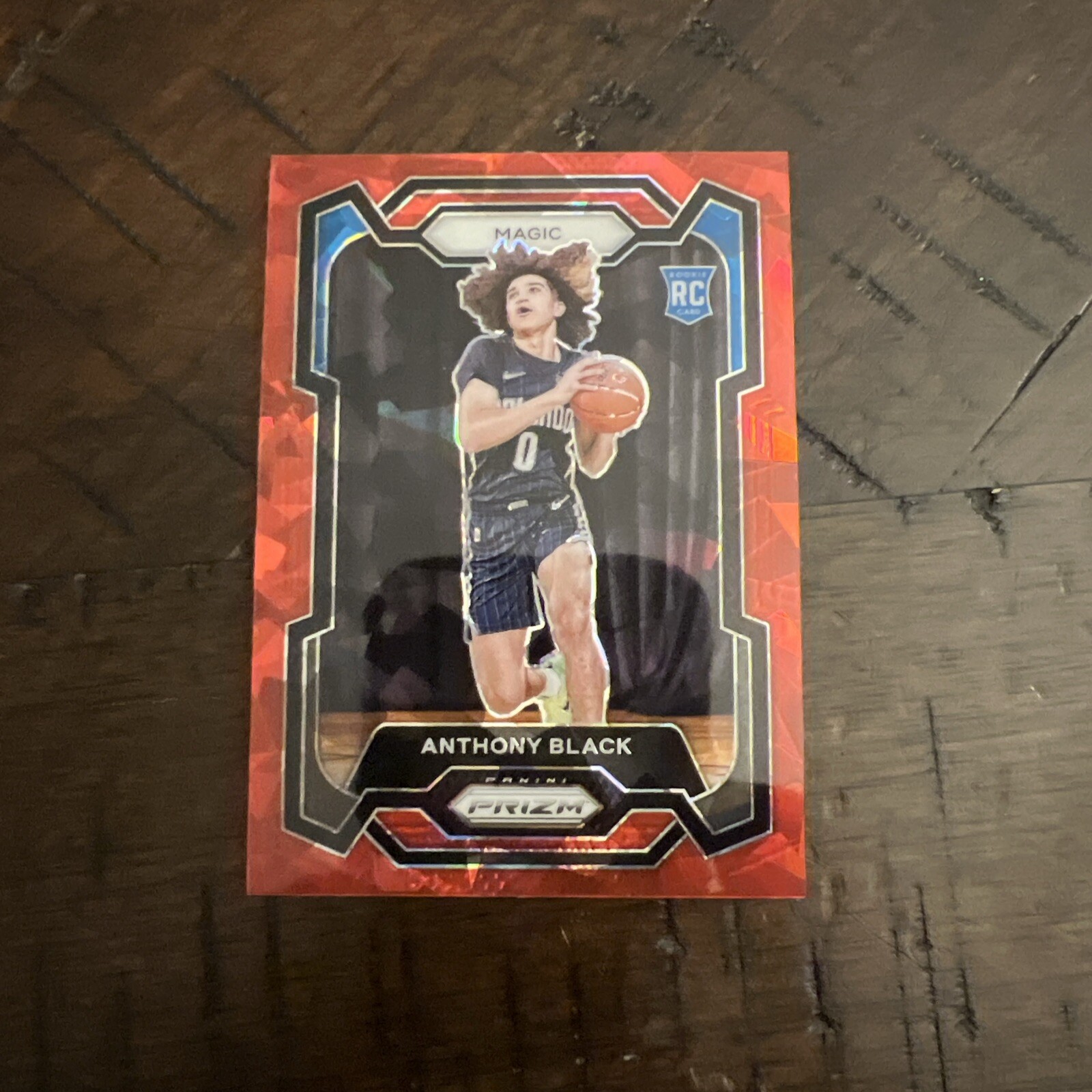 Anthony Black RC 2023-24 Panini Prizm Prizms Red Ice Orlando Magic #170